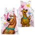 SCOOBY DOO/BUTTERFLY (FRONT/BACK PRINT) - ADULT POLY TANK TOP - MULTI