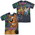 SCOOBY DOO/BIG DOG (FRONT/BACK PRINT) - S/S ADULT POLY CREW - MULTI