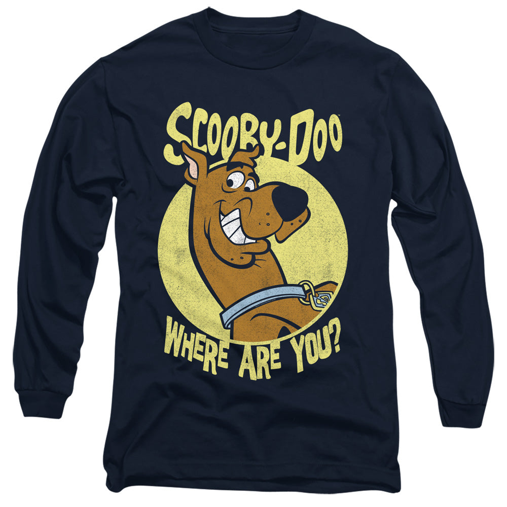 SCOOBY DOO/WHERE ARE YOU - L/S ADULT 18/1 - NAVY