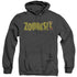 SCOOBY DOO/ZOINKS - ADULT HEATHER HOODIE - BLACK
