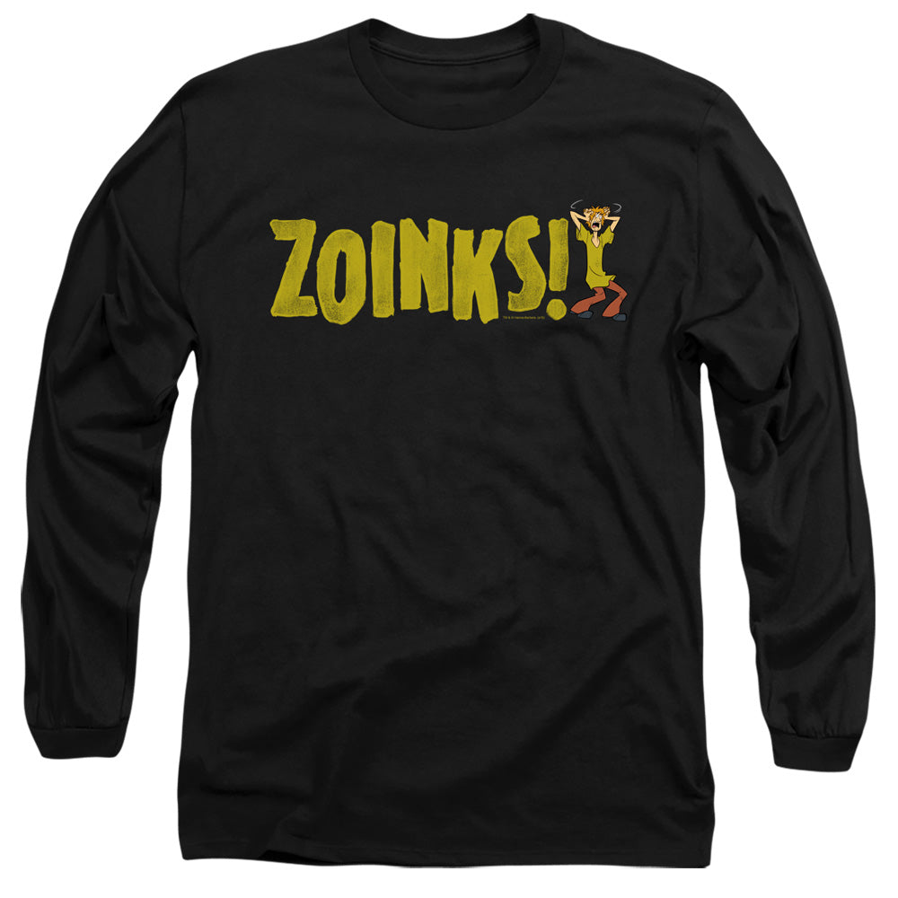SCOOBY DOO/ZOINKS - L/S ADULT 18/1 - BLACK