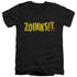 SCOOBY DOO/ZOINKS - S/S ADULT V-NECK 30/1 - BLACK