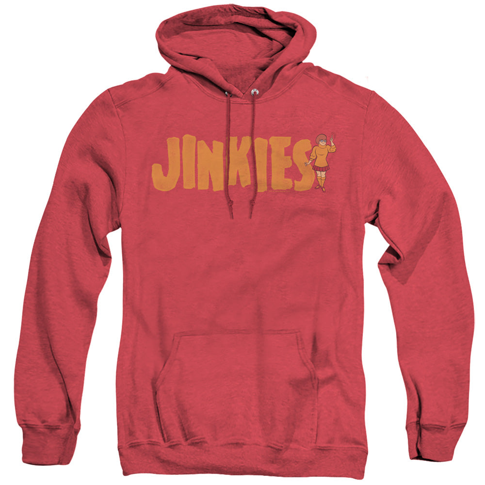 SCOOBY DOO/JINKIES - ADULT HEATHER HOODIE - RED