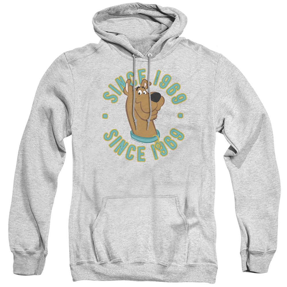 SCOOBY DOO/SCOOBY 1969 - ADULT PULLOVER HOODIE - ATHLETIC HEATHER