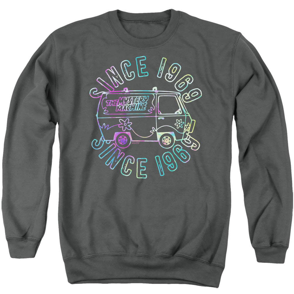 SCOOBY DOO/GROOVIN 69 - ADULT CREWNECK SWEATSHIRT - CHARCOAL