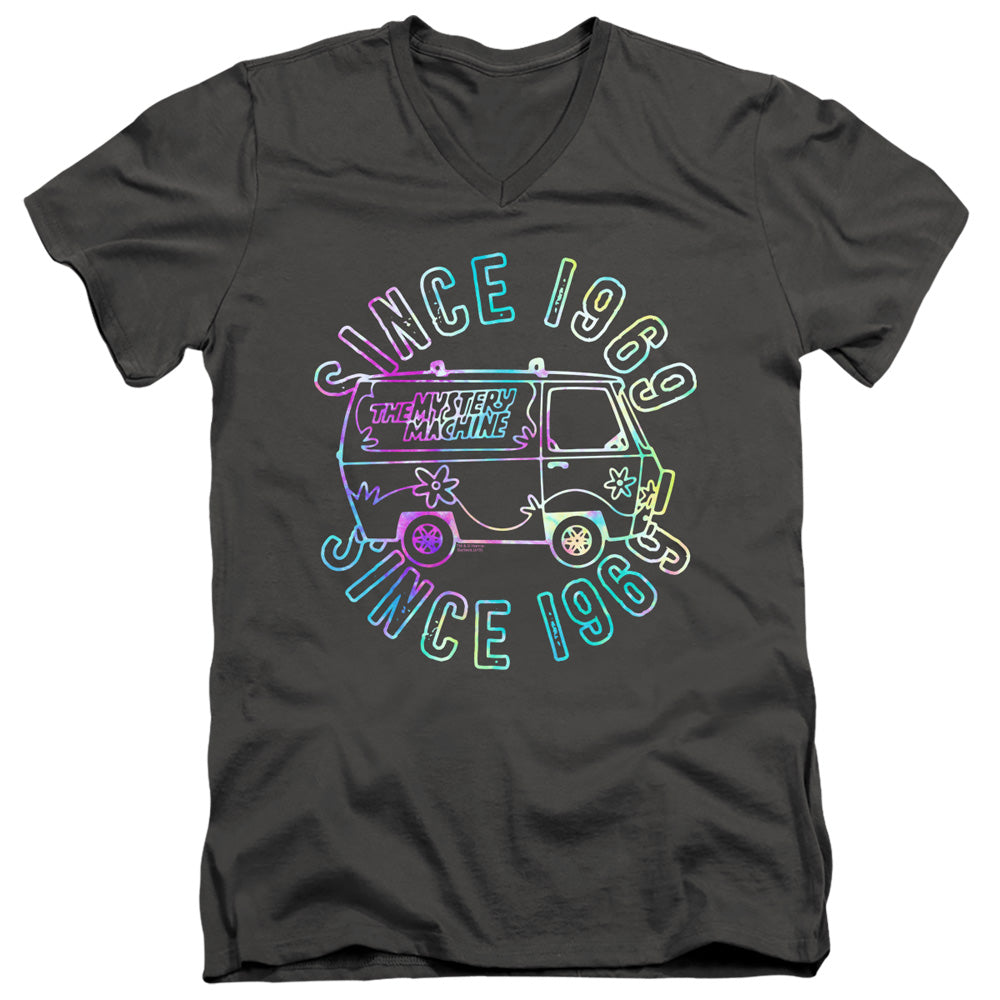 SCOOBY DOO/GROOVIN 69 - S/S ADULT V-NECK 30/1 - CHARCOAL