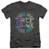 SCOOBY DOO/GROOVIN 69 - S/S ADULT V-NECK 30/1 - CHARCOAL