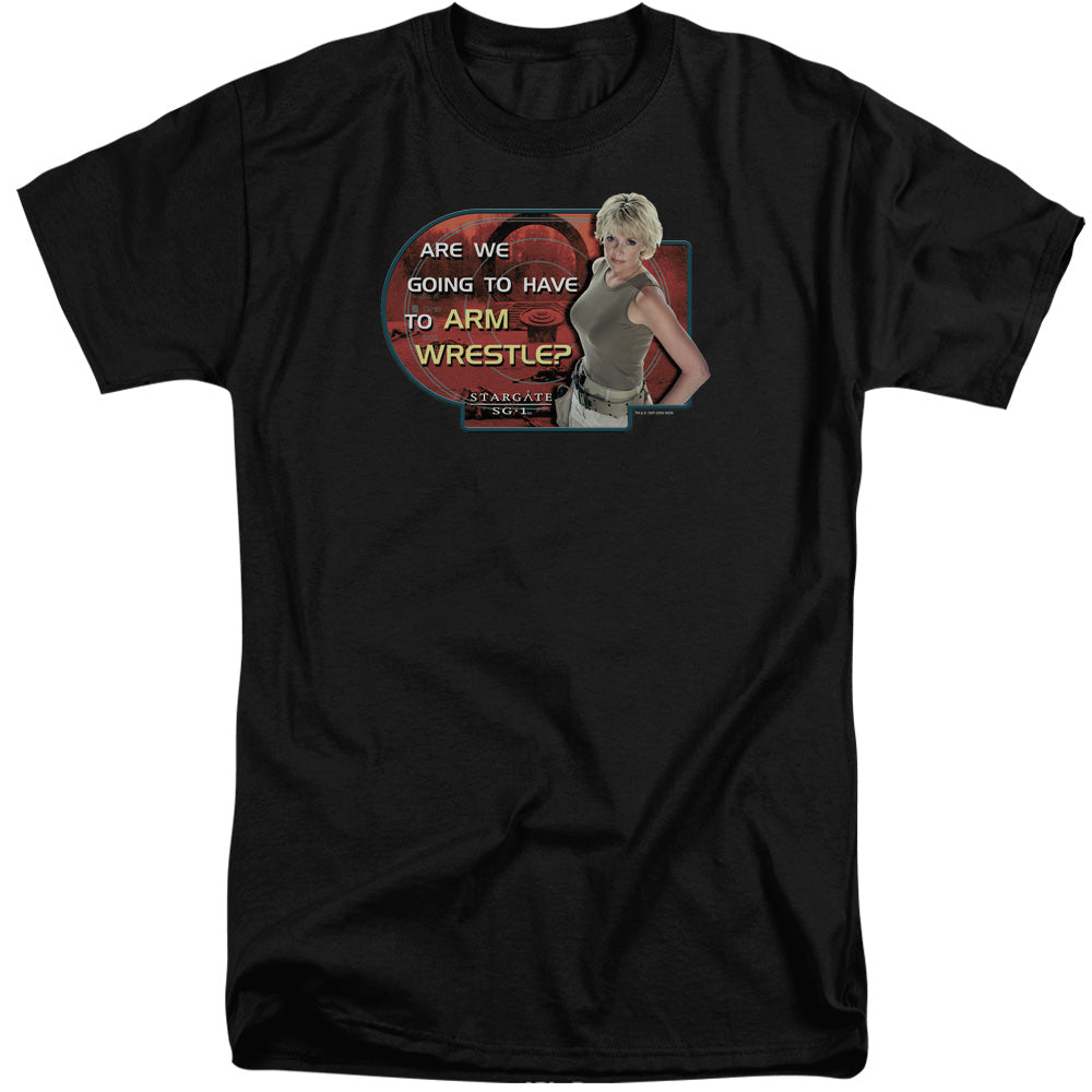 SG1/ARM WRESTLE - S/S ADULT TALL 18/1 - BLACK