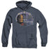 SG1/NOT LAUGHING - ADULT HEATHER HOODIE - NAVY