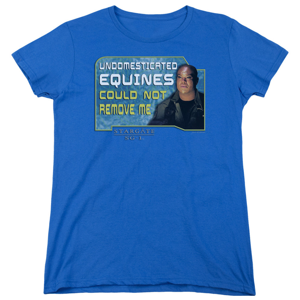 SG1/DEDICATED - S/S WOMENS TEE - ROYAL BLUE