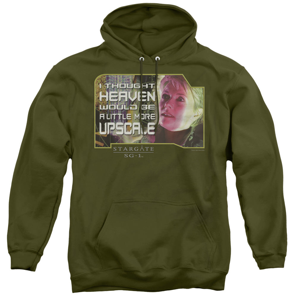 SG1/UPSCALE - ADULT PULLOVER HOODIE - MILITARY GREEN