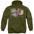 SG1/UPSCALE - ADULT PULLOVER HOODIE - MILITARY GREEN