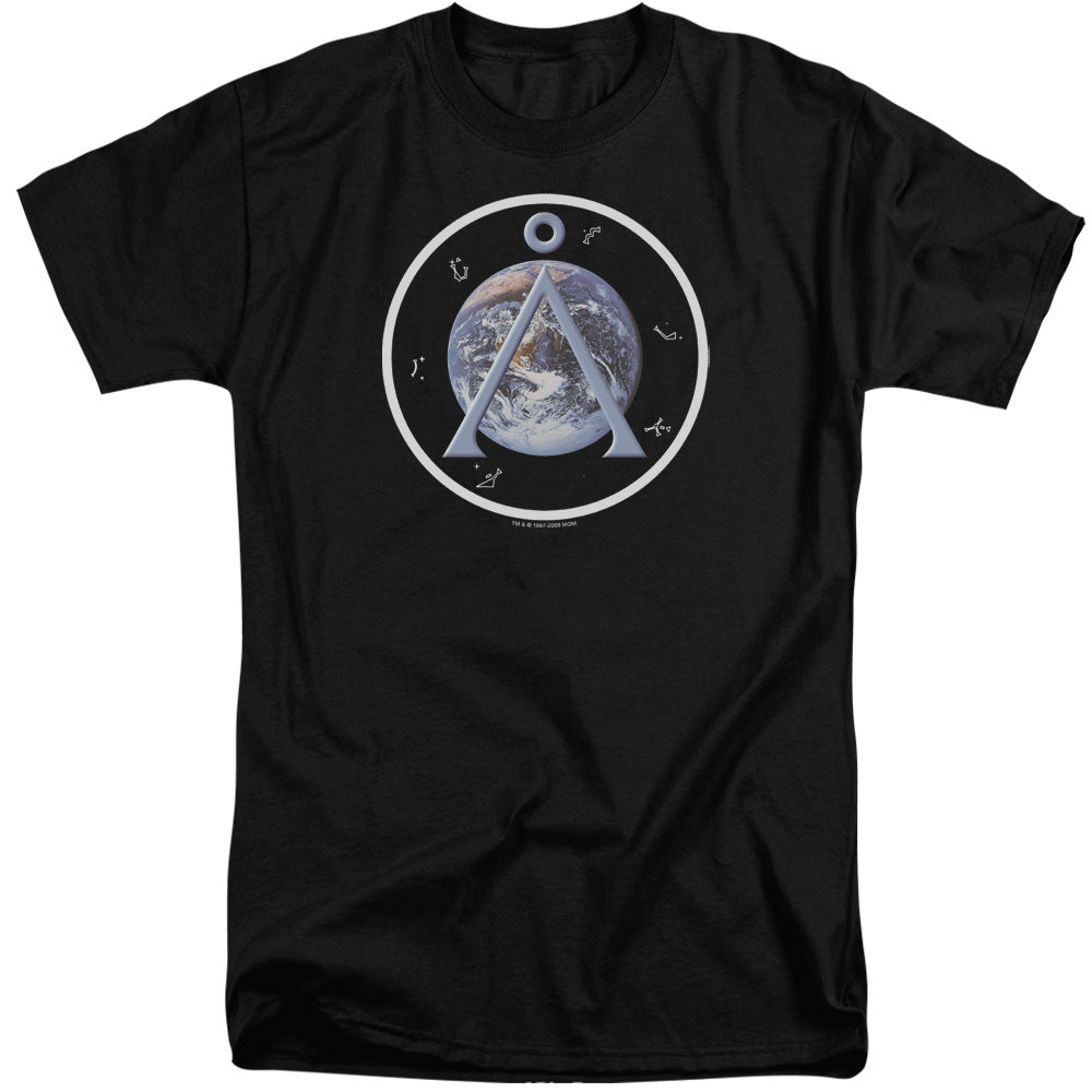 SG1/EARTH EMBLEM - S/S ADULT TALL 18/1 - BLACK