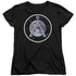 SG1/EARTH EMBLEM - S/S WOMENS TEE - BLACK