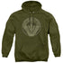 STARGATE/SG1 DISTRESSED - ADULT PULLOVER HOODIE - MILITARY GREEN