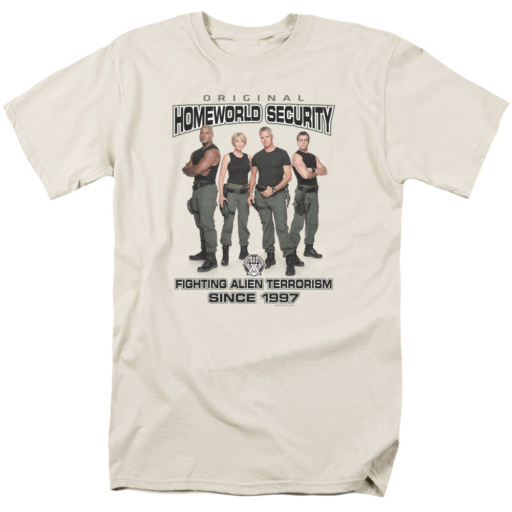 SG1/HOMEWORLD SECURITY - S/S ADULT 18/1 - CREAM