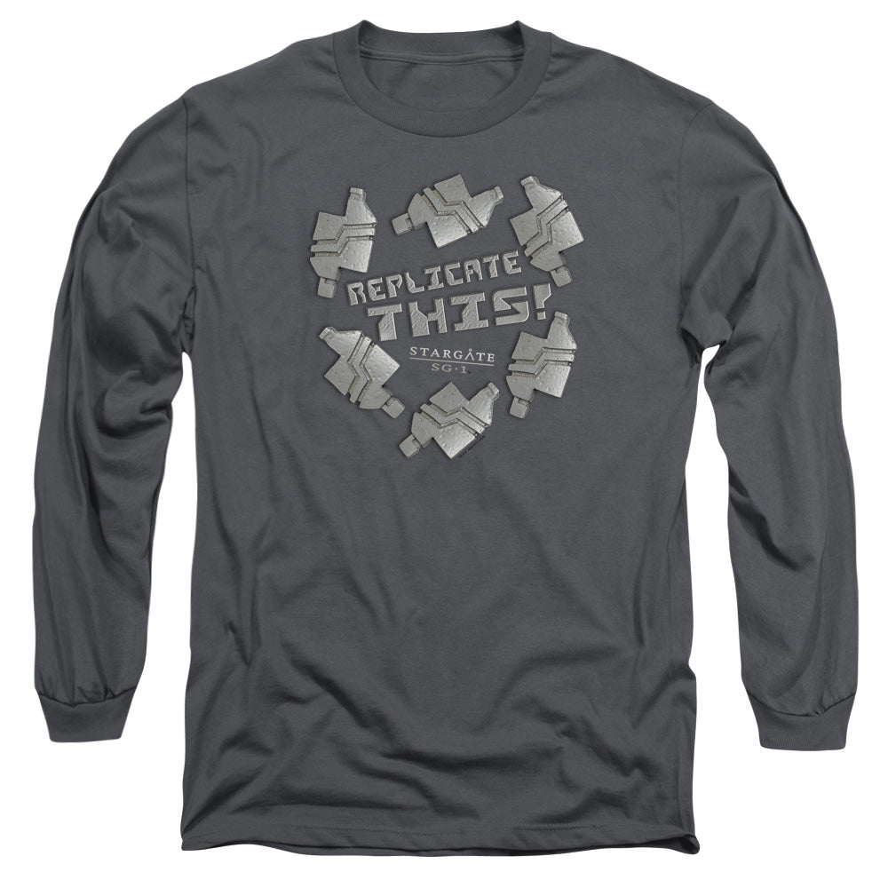 SG1/REPLICATE THIS - L/S ADULT 18/1 - CHARCOAL