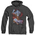 SG1/THE ASGARD - ADULT HEATHER HOODIE - BLACK