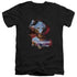 SG1/THE ASGARD - S/S ADULT V-NECK 30/1 - BLACK