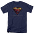 SUPERGIRL/LOGO GLARE - S/S ADULT 18/1 - NAVY