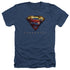 SUPERGIRL/LOGO GLARE - ADULT HEATHER - NAVY