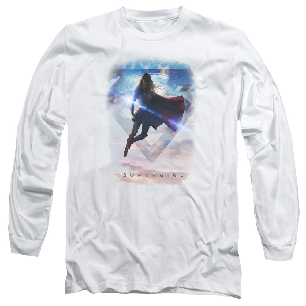 SUPERGIRL/ENDLESS SKY - L/S ADULT 18/1 - WHITE