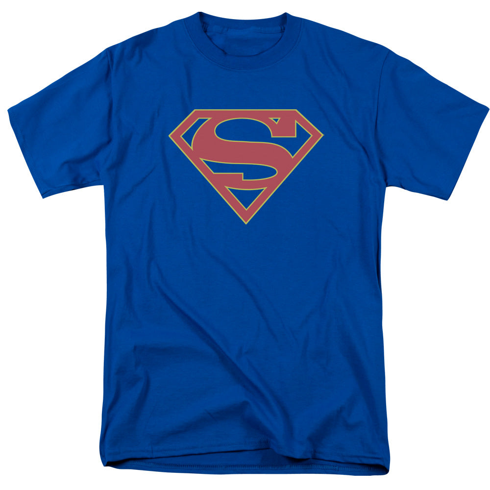 SUPERGIRL/LOGO - S/S ADULT 18/1 - ROYAL BLUE