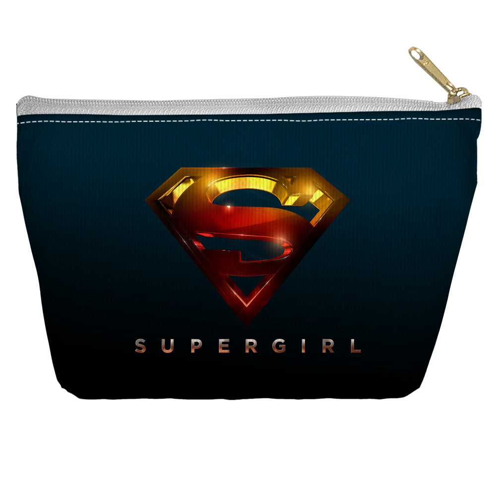 SUPERGIRL/LOGO - T-BOTTOM ACCESSORY POUCH