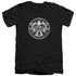 SUPERGIRL/DEO - S/S ADULT V-NECK 30/1 - BLACK