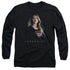 SUPERGIRL/STAND TALL -  L/S ADULT 18/1  - BLACK