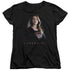 SUPERGIRL/STAND TALL - S/S WOMENS TEE - BLACK