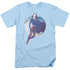 SUPERGIRL/CLOUDY CIRCLE - S/S ADULT 18/1 - LIGHT BLUE