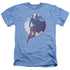 SUPERGIRL/CLOUDY CIRCLE - ADULT HEATHER - LIGHT BLUE