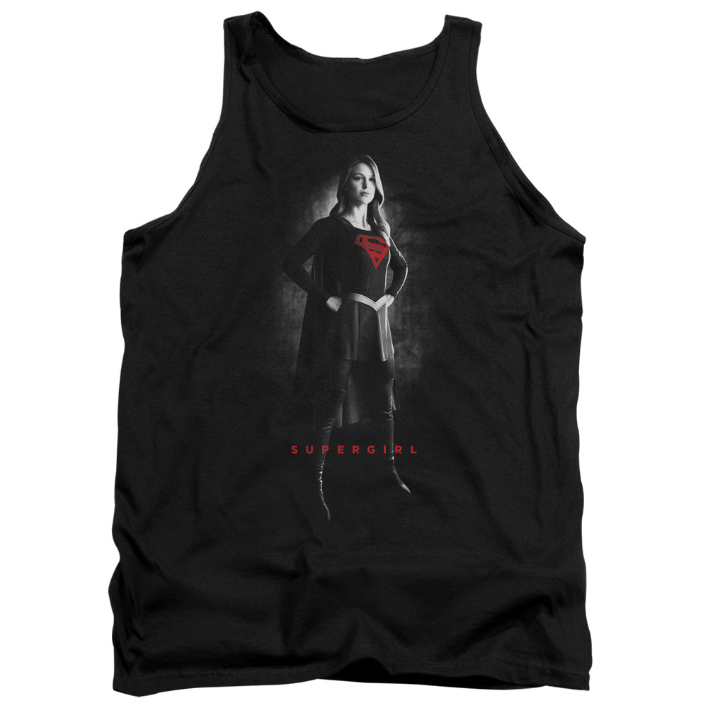 SUPERGIRL/SUPERGIRL NOIR - ADULT TANK - BLACK