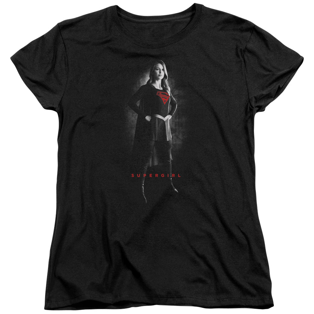 SUPERGIRL/SUPERGIRL NOIR - S/S WOMENS TEE - BLACK