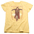 SUPERGRIL/THROUGH THE DOOR - S/S WOMENS TEE - BANANA
