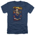 SUPERGIRL/STANDING SYMBOL - ADULT HEATHER - NAVY
