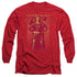 SUPERGIRL/READY SET -  L/S ADULT 18/1  - RED