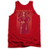 SUPERGIRL/READY SET - ADULT TANK - RED
