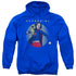SUPERGIRL/CLASSIC HERO - ADULT PULLOVER HOODIE - ROYAL BLUE