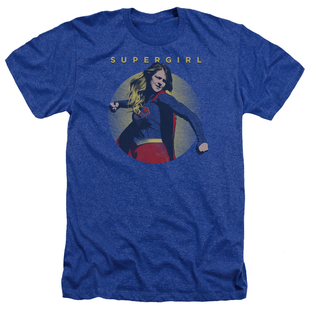 SUPERGIRL/CLASSIC HERO - ADULT HEATHER - ROYAL BLUE