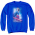 SUPERGIRL/KARA ZOR EL - ADULT CREWNECK SWEATSHIRT - ROYAL BLUE