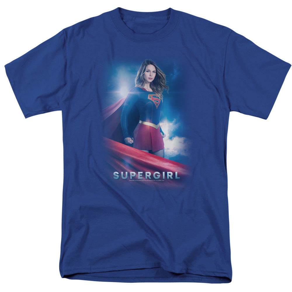 SUPERGIRL/KARA ZOR EL - S/S ADULT 18/1 - ROYAL BLUE