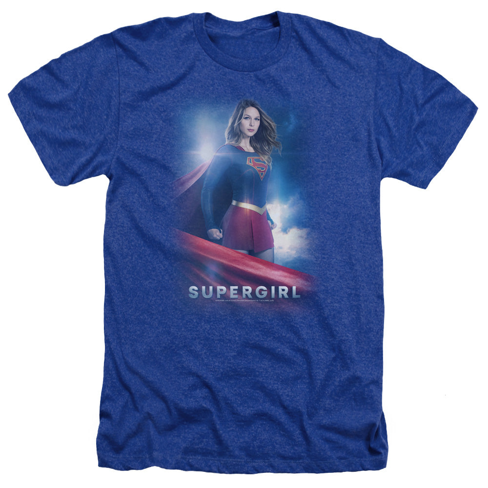 SUPERGIRL/KARA ZOR EL - ADULT HEATHER - ROYAL BLUE