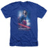 SUPERGIRL/KARA ZOR EL - ADULT HEATHER - ROYAL BLUE