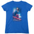 SUPERGIRL/KARA ZOR EL - S/S WOMENS TEE - ROYAL BLUE