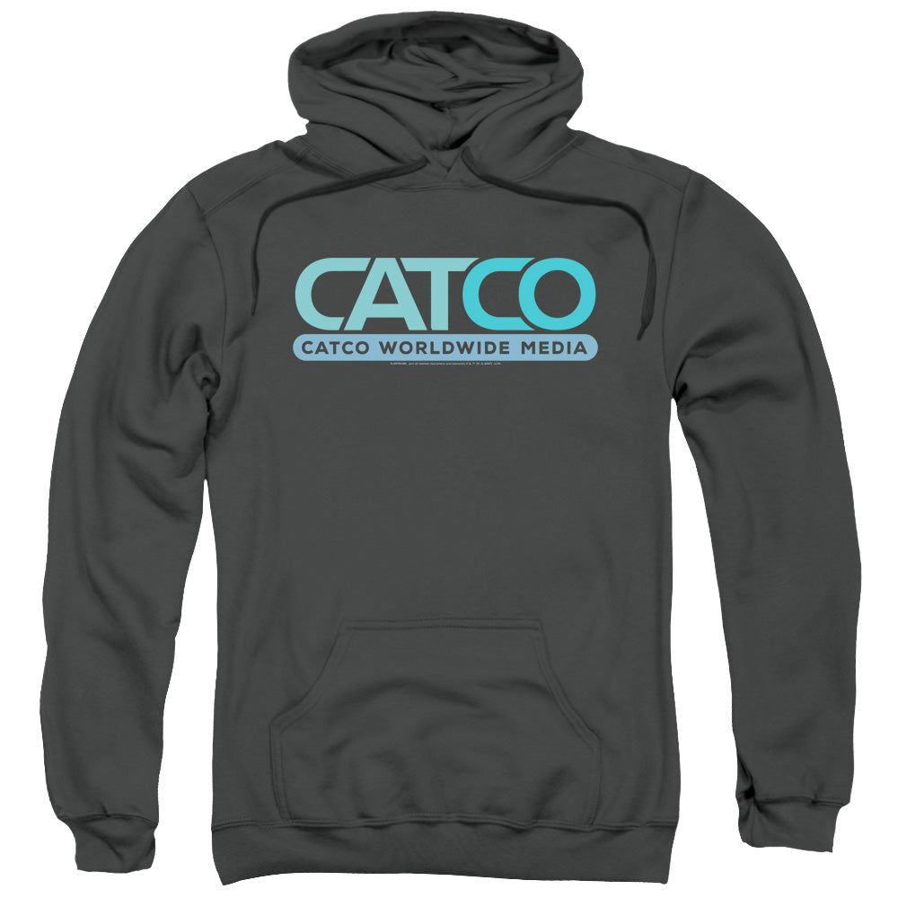 SUPERGIRL/CATCO LOGO - ADULT PULLOVER HOODIE - CHARCOAL