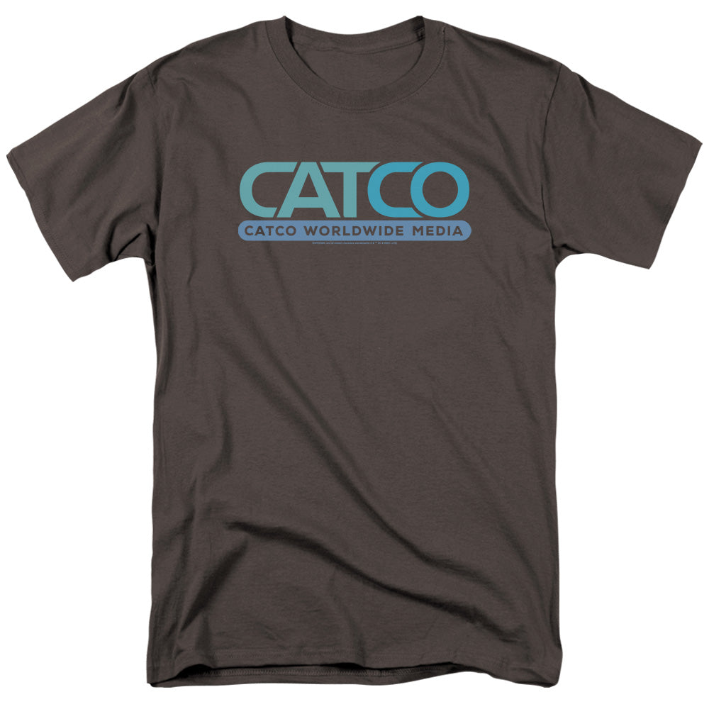 SUPERGIRL/CATCO LOGO - S/S ADULT 18/1 - CHARCOAL