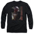 SUPERGIRL/RED TORNADO - L/S ADULT 18/1 - BLACK