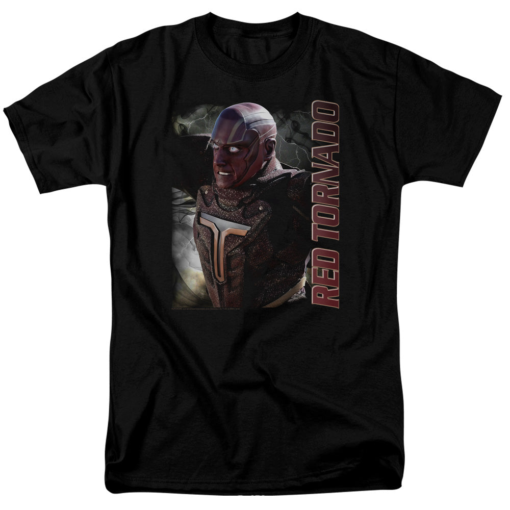 SUPERGIRL/RED TORNADO - S/S ADULT 18/1 - BLACK